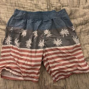 Palm Tree Swim Trunks